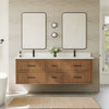 Custom image for Toasted Walnut with Matte Black Trim / Giotto Quartz / No Mirror