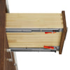 Custom image for Dark Oak with Brushed Nickel Trim / White Quartz / No Mirror