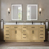 Custom image for Rift Oak with Matte Black Trim / Giotto Quartz / No Mirror