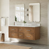 Custom image for Toasted Walnut with Brushed Nickel Trim / Giotto Quartz / No Mirror