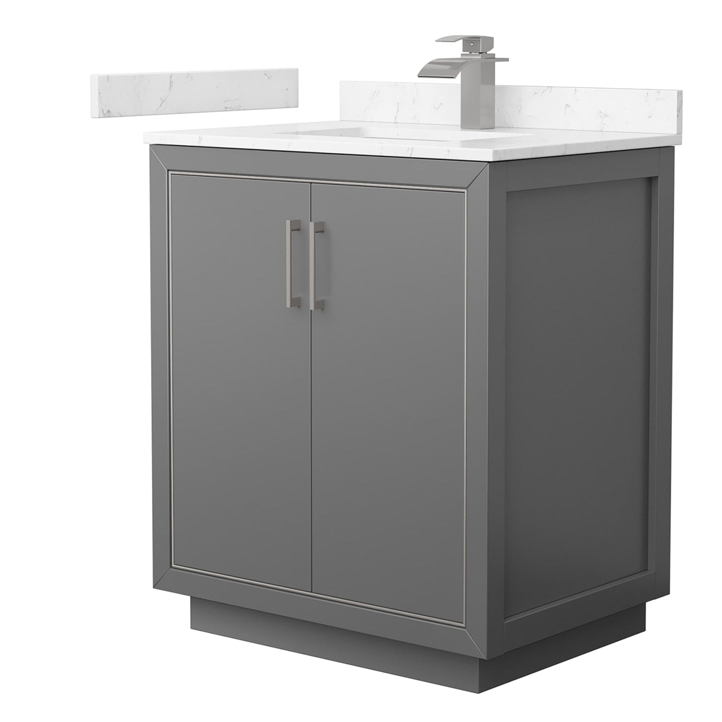 Icon Bathroom Vanity with Countertop 30 inch Single Sink Single hole Faucet Setup