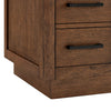 Custom image for Dark Oak with Matte Black Trim / White Quartz / No Mirror