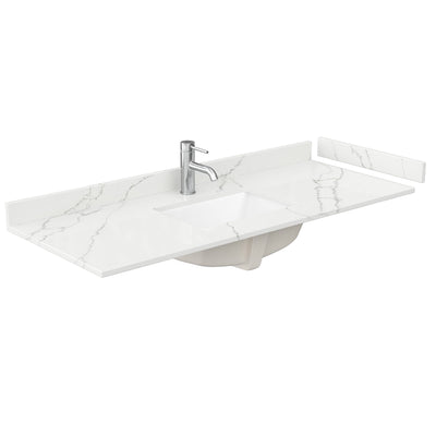 Countertop with Undermount Sink 54 inch Single hole