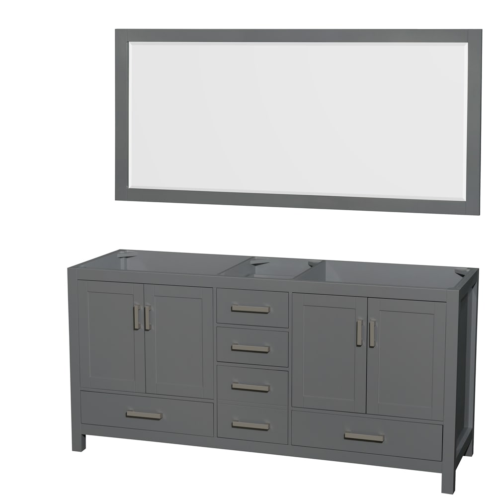 Sheffield Bathroom Vanity Cabinet 72 inch Double Sink
