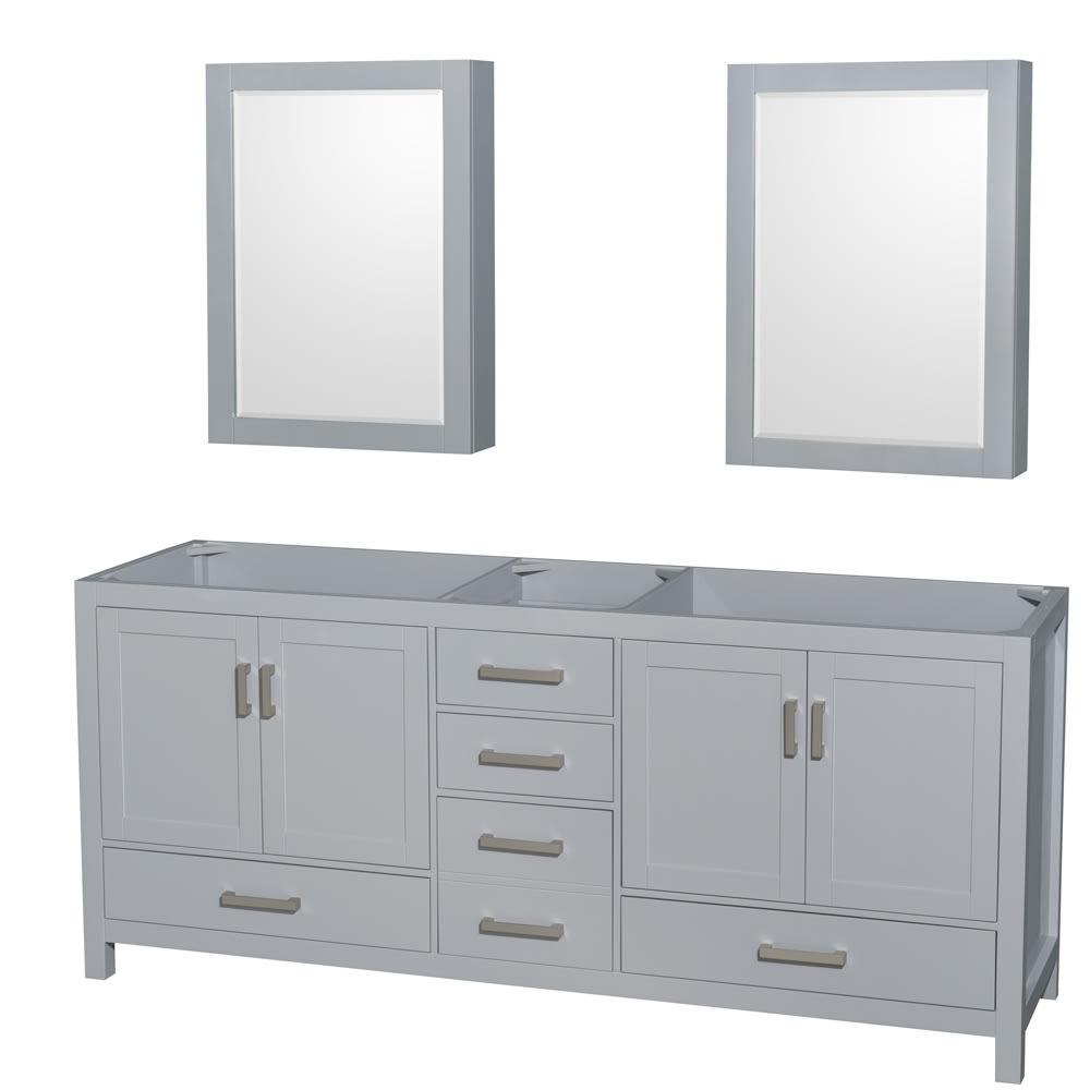 Sheffield Bathroom Vanity Cabinet 80 inch Double Sink