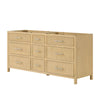 Custom image for Scandinavian Oak with Brushed Nickel Trim / No Mirror
