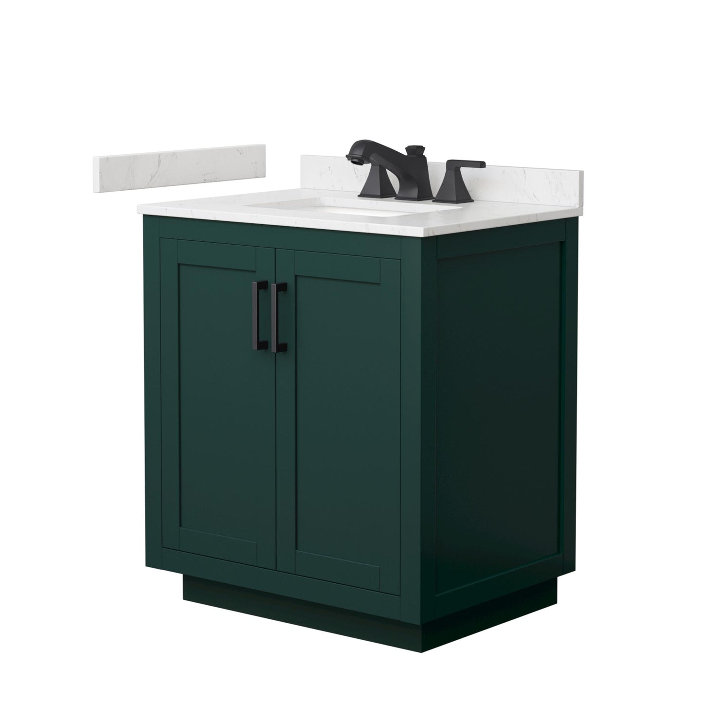 Miranda Bathroom Vanity with Countertop 30 inch Single Sink 3-hole Faucet Setup
