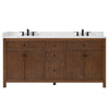 Custom image for Dark Walnut with Matte Black Trim / White Quartz / No Mirror