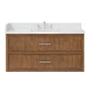 Custom image for Toasted Walnut with Brushed Nickel Trim / Giotto Quartz / No Mirror