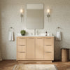 Custom image for Light Straw with Brushed Nickel Trim / White Quartz / No Mirror