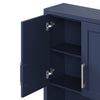 Custom image for Dark Blue with Brushed Nickel Trim