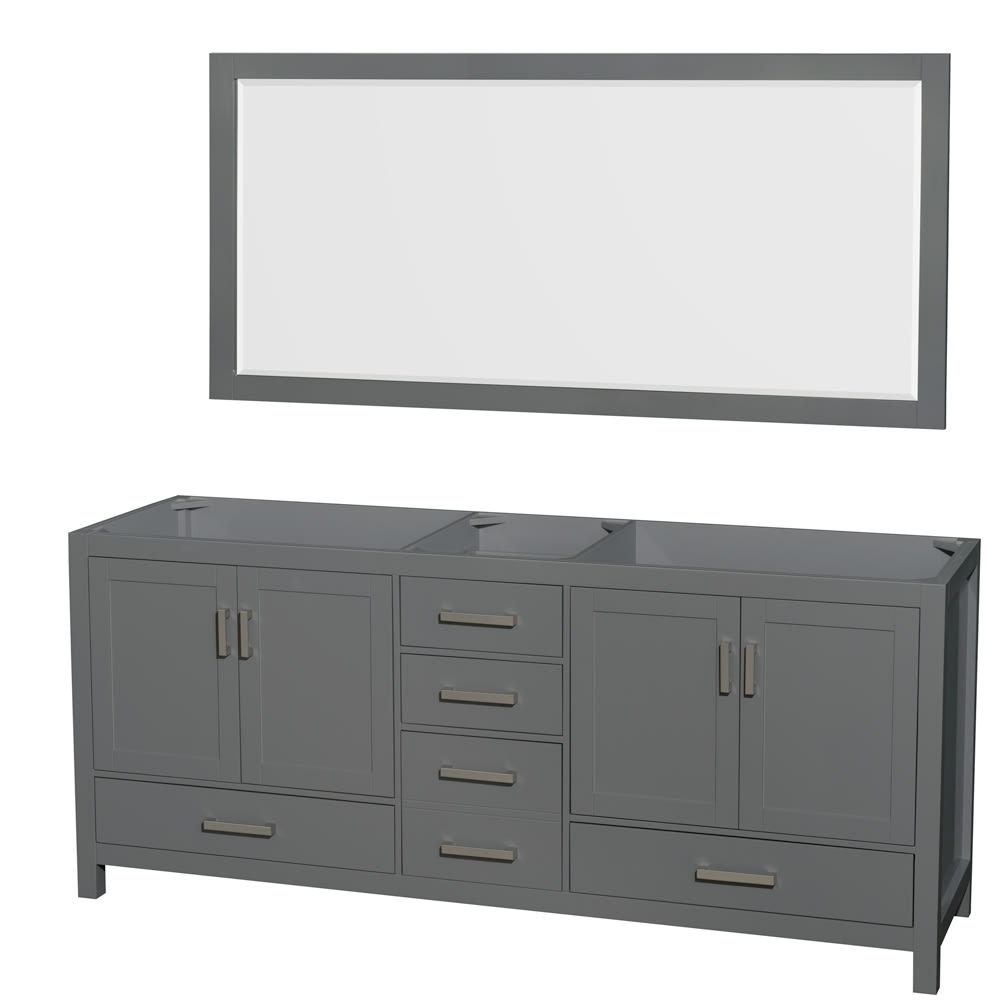 Sheffield Bathroom Vanity Cabinet 80 inch Double Sink