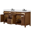 Custom image for Dark Walnut with Matte Black Trim / Giotto Quartz / No Mirror