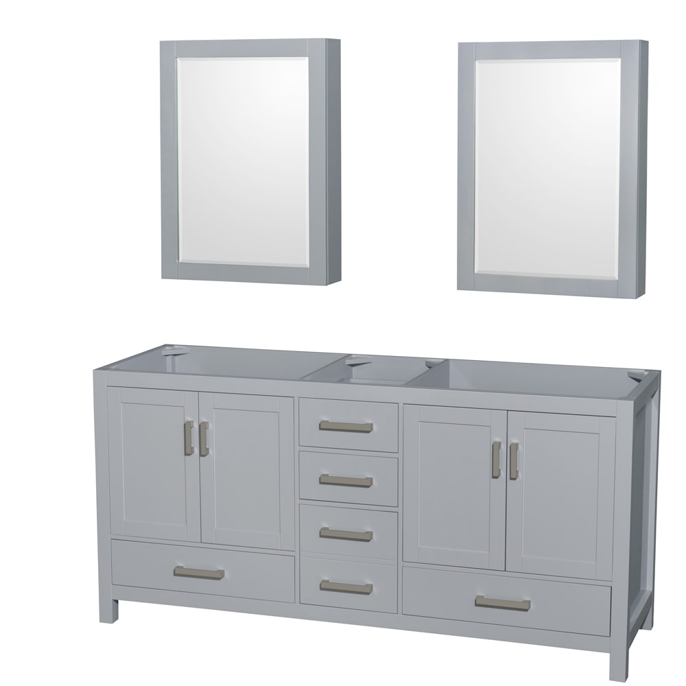 Sheffield Bathroom Vanity Cabinet 72 inch Double Sink