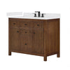 Custom image for Dark Walnut with Matte Black Trim / Giotto Quartz / No Mirror