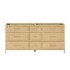 Custom image for Scandinavian Oak with Satin Bronze Trim / No Mirror