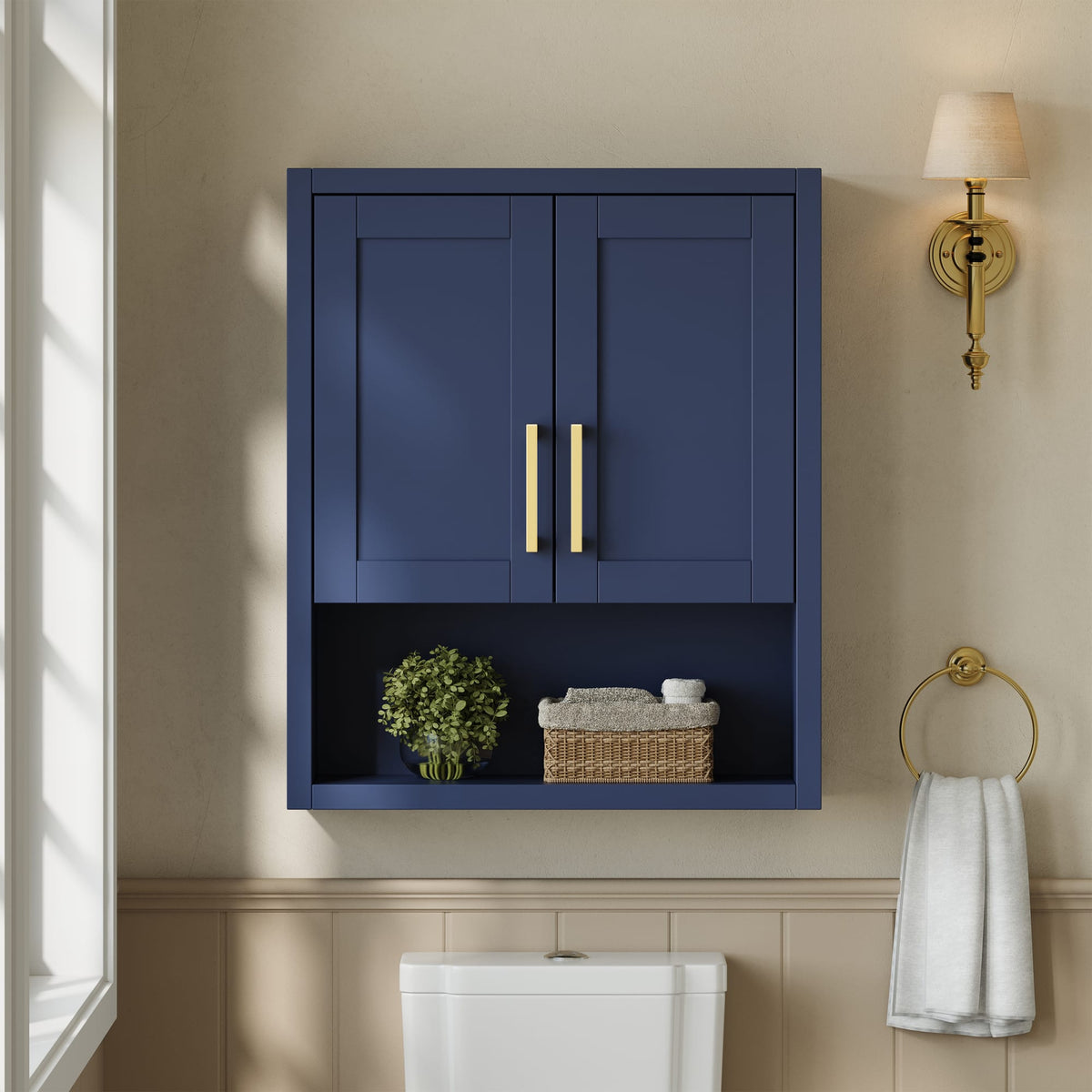 Beckett Over the Toilet Storage Wall Cabinet