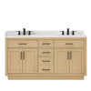 Custom image for Rift Oak with Matte Black Trim / Giotto Quartz / No Mirror