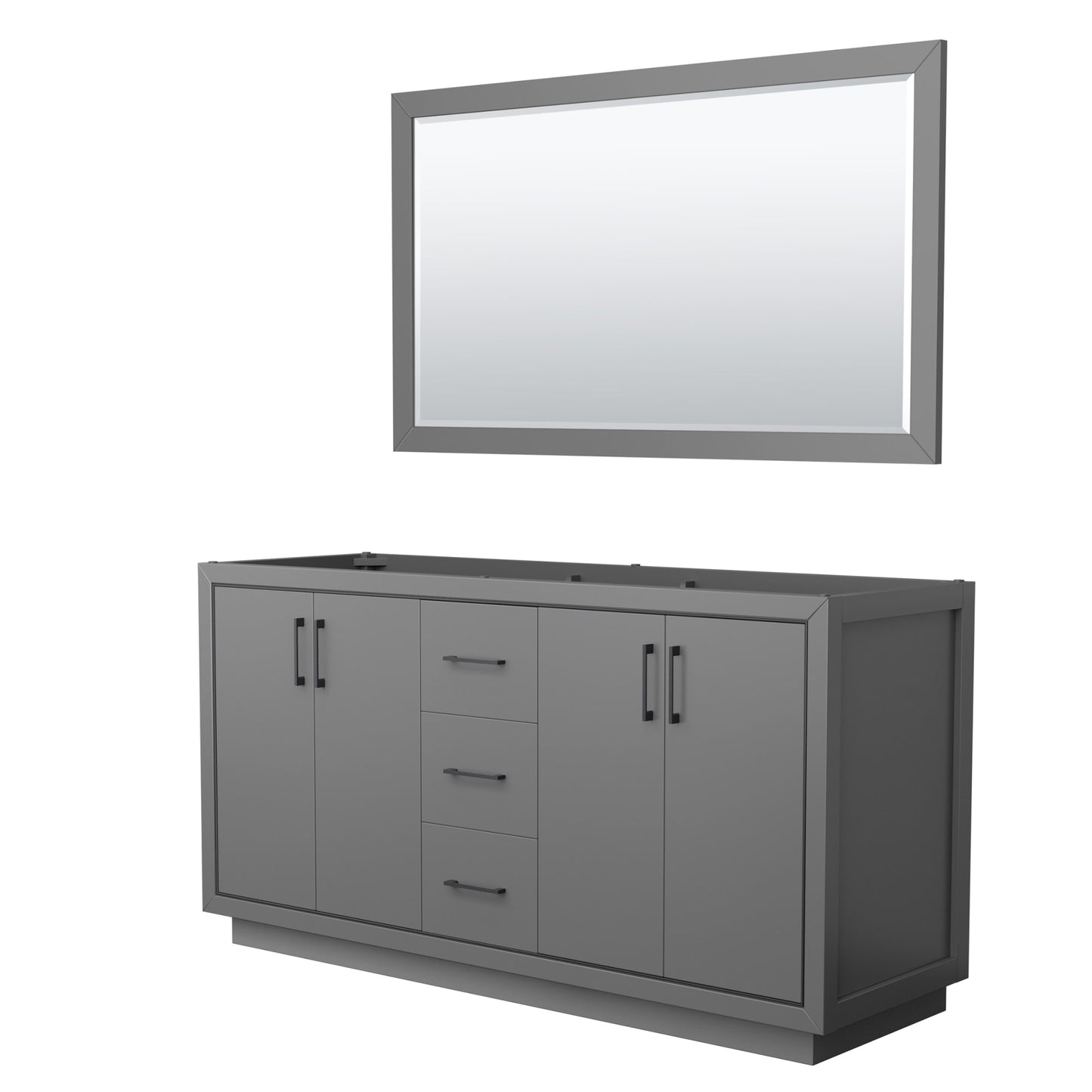 Icon Bathroom Vanity Cabinet 66 inch Double Sink