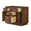 Custom image for Dark Oak with Brushed Nickel Trim / No Mirror