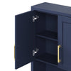 Custom image for Dark Blue with Brushed Gold Trim
