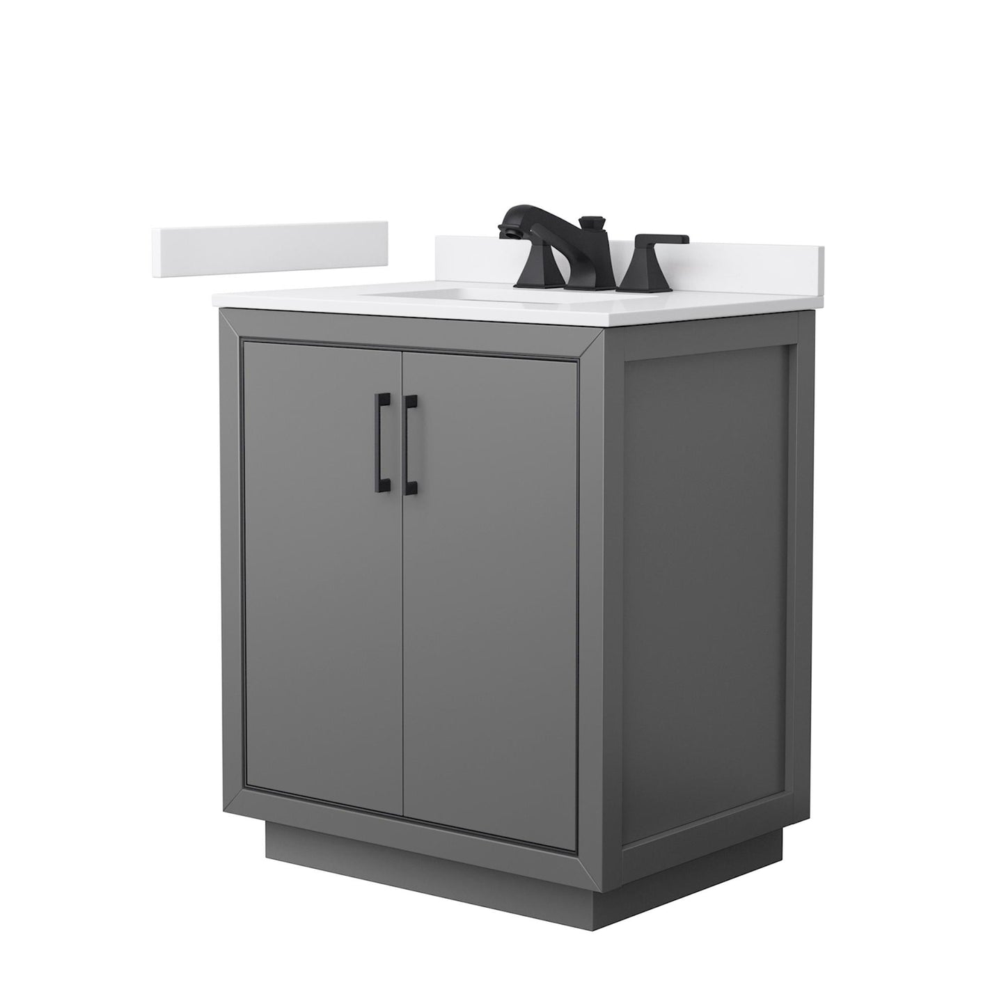 Icon Bathroom Vanity with Countertop 30 inch Single Sink 3-hole Faucet Setup