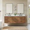 Custom image for Toasted Walnut with Matte Black Trim / Giotto Quartz / No Mirror