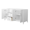 Custom image for White with Brushed Nickel Trim / No Mirror