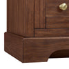 Custom image for Dark Walnut with Brushed Gold Trim / Carrara Cultured Marble / No Mirror