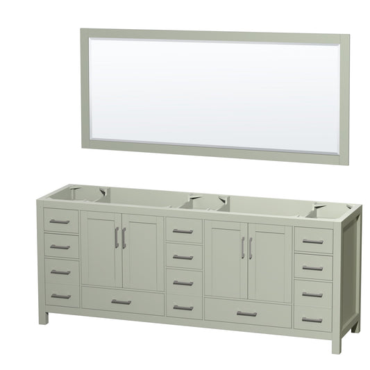 Sheffield Bathroom Vanity Cabinet 84 inch Double Sink