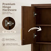 Custom image for Dark Walnut with Brushed Gold Trim