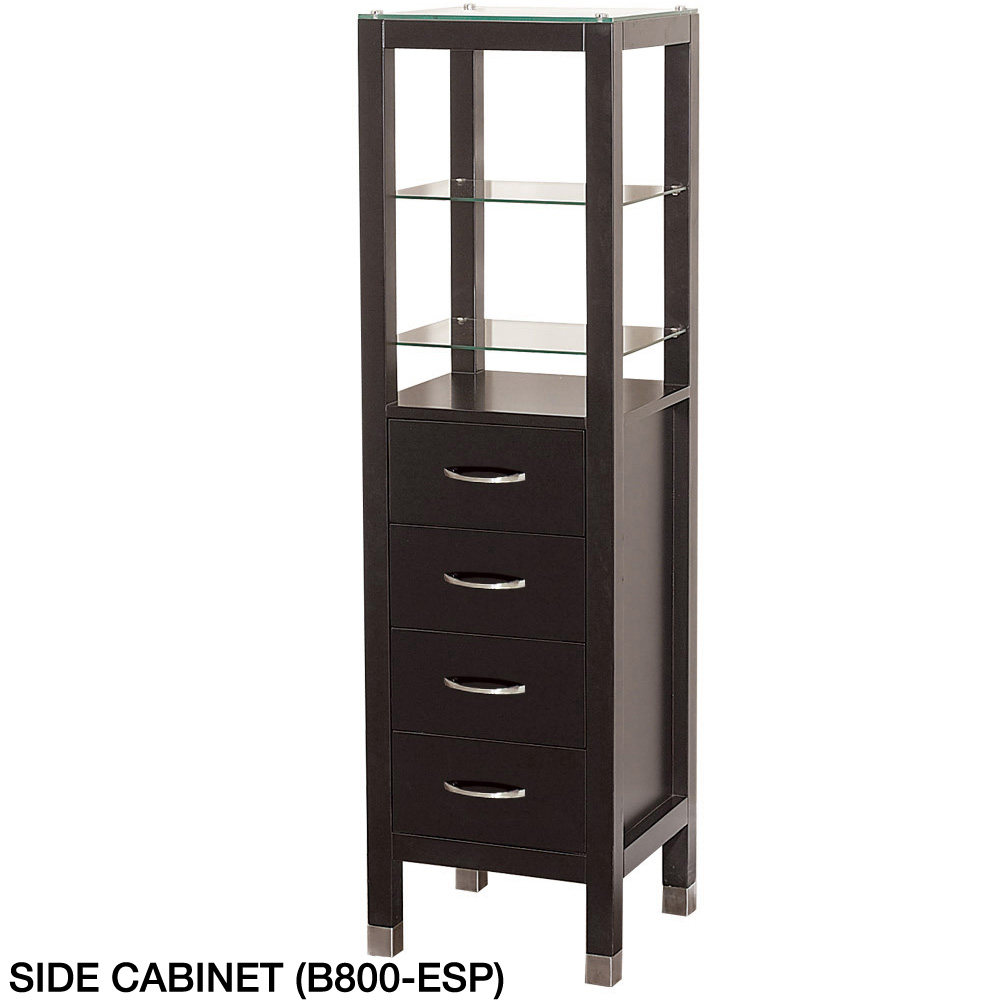 Katy 48" Single Bathroom Vanity Set Espresso Beautiful bathroom