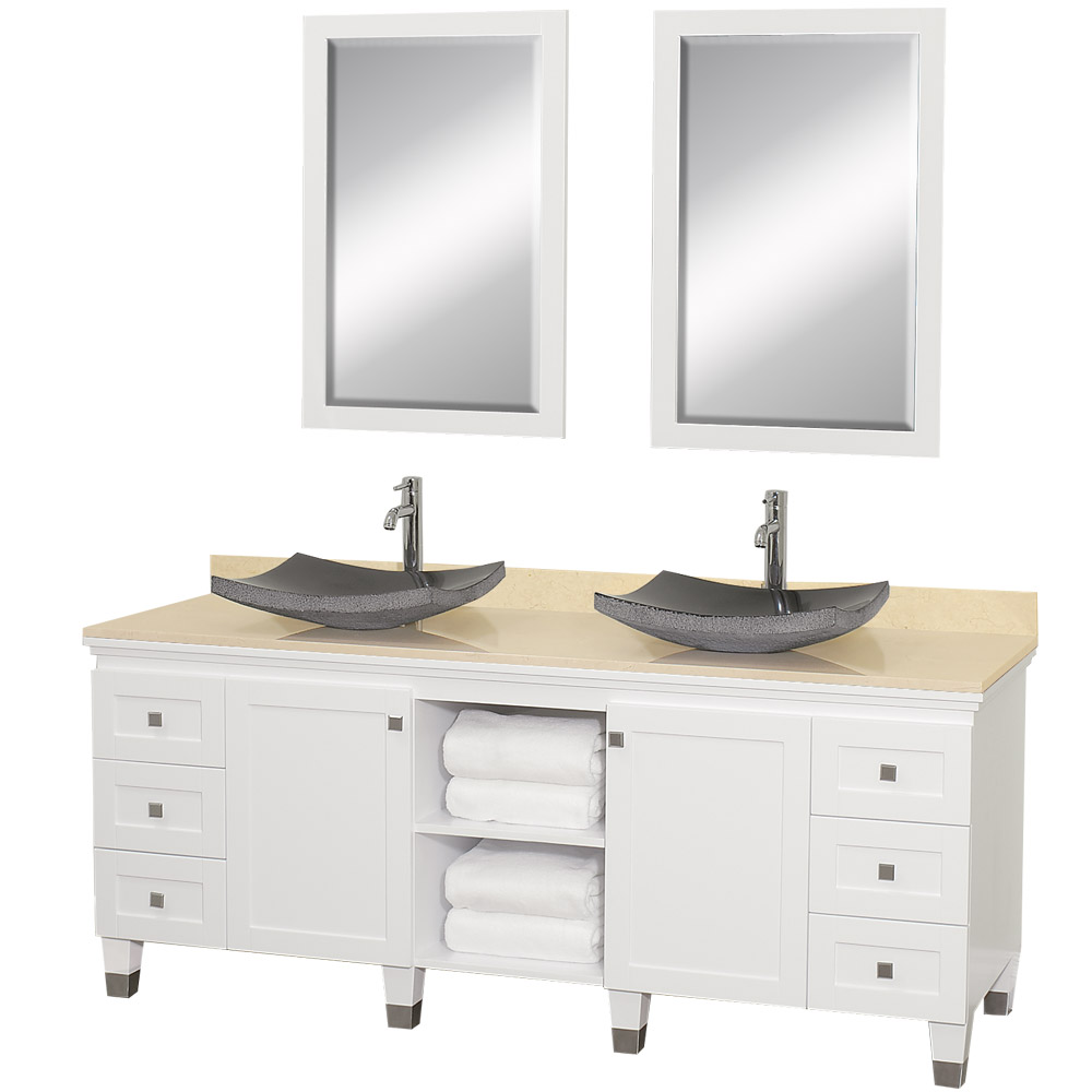 Premiere 72 Bathroom Double Vanity White Free Shipping Premiere 72 Bathroom Double Vanity