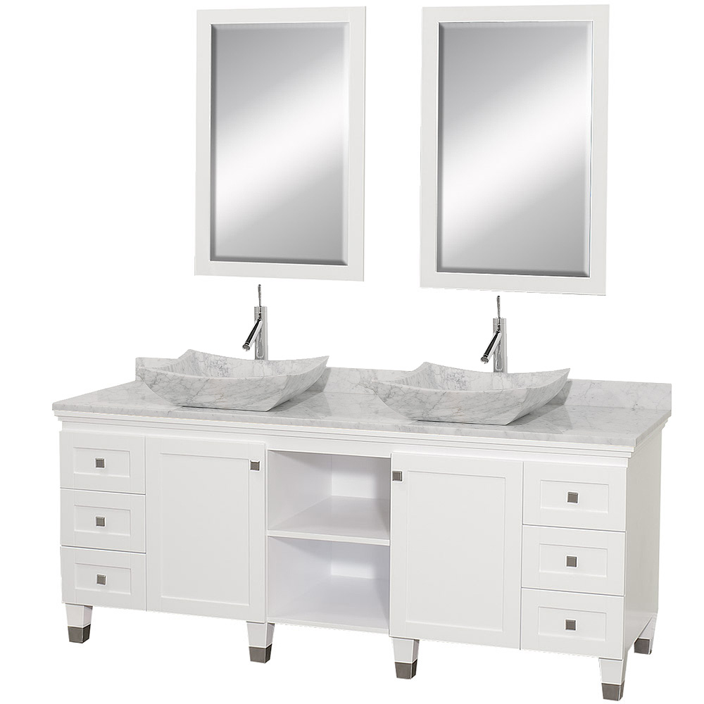 60 Inch Bathroom Vanity, Double Sink Vanity, White Shaker Cabinet, Solid  Wood Furniture, Vanity With Drawers, Natural Wood Vanity, Storage 