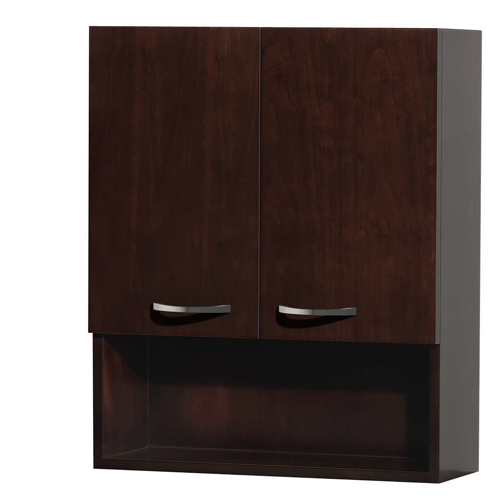 Maria Bathroom Wall Cabinet Espresso Free Shipping Wyndham