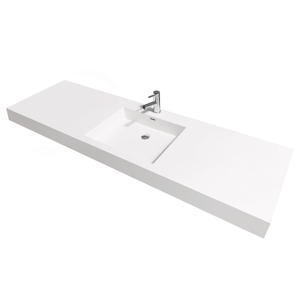 Amare 72 Wall Mounted Single Bathroom Vanity Set With Integrated Sink Gray Oak Beautiful Bathroom Furniture For Every Home Wyndham Collection