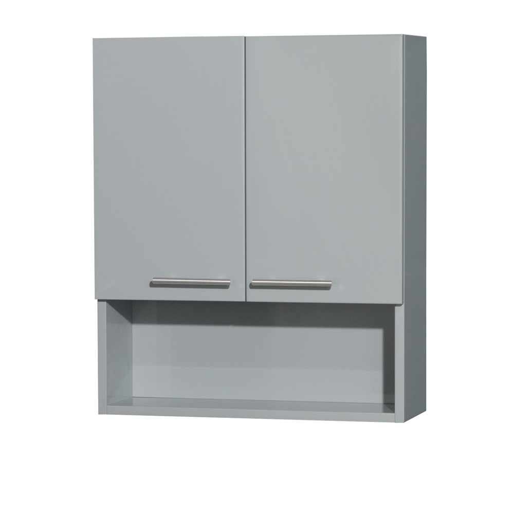 Amare Bathroom Wall Cabinet Dove Gray Free Shipping Wyndham