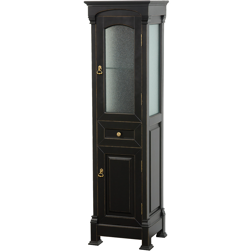 Andover 18 in. W x 65 in. H x 16 in. D Bathroom Linen Storage Cabinet in White Andover 18 in. W x 65 in. H x 16 in. D Bathroom Linen Storage Cabinet in White