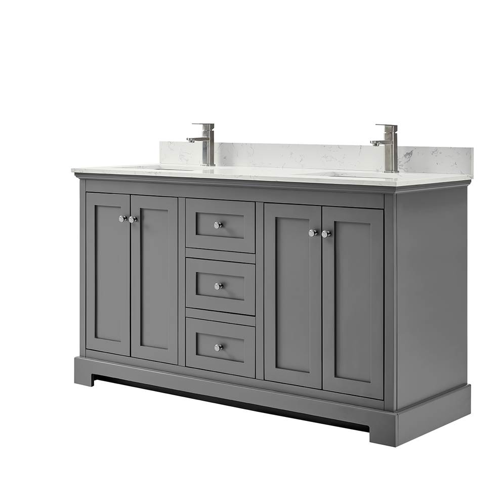 Wyndham Collection Margate 60-in Dark Gray Bathroom Vanity Cabinet (Mirror Included) Wyndham Collection Margate 60-in Dark Gray Bathroom Vanity Cabinet (Mirror Included)