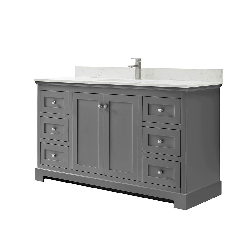 Wyndham Collection Margate 60-in Dark Gray Bathroom Vanity Cabinet (Mirror Included) Wyndham Collection Margate 60-in Dark Gray Bathroom Vanity Cabinet (Mirror Included)