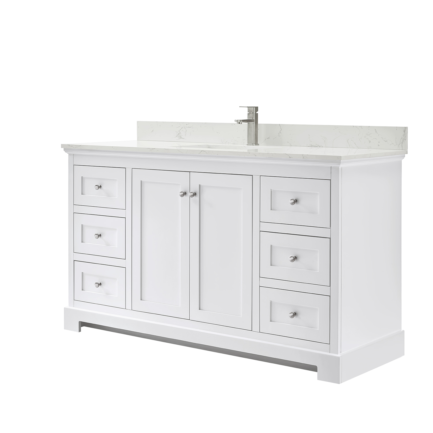 Ryla 60 Single Bathroom Vanity White Beautiful Bathroom Furniture For Every Home Wyndham Collection