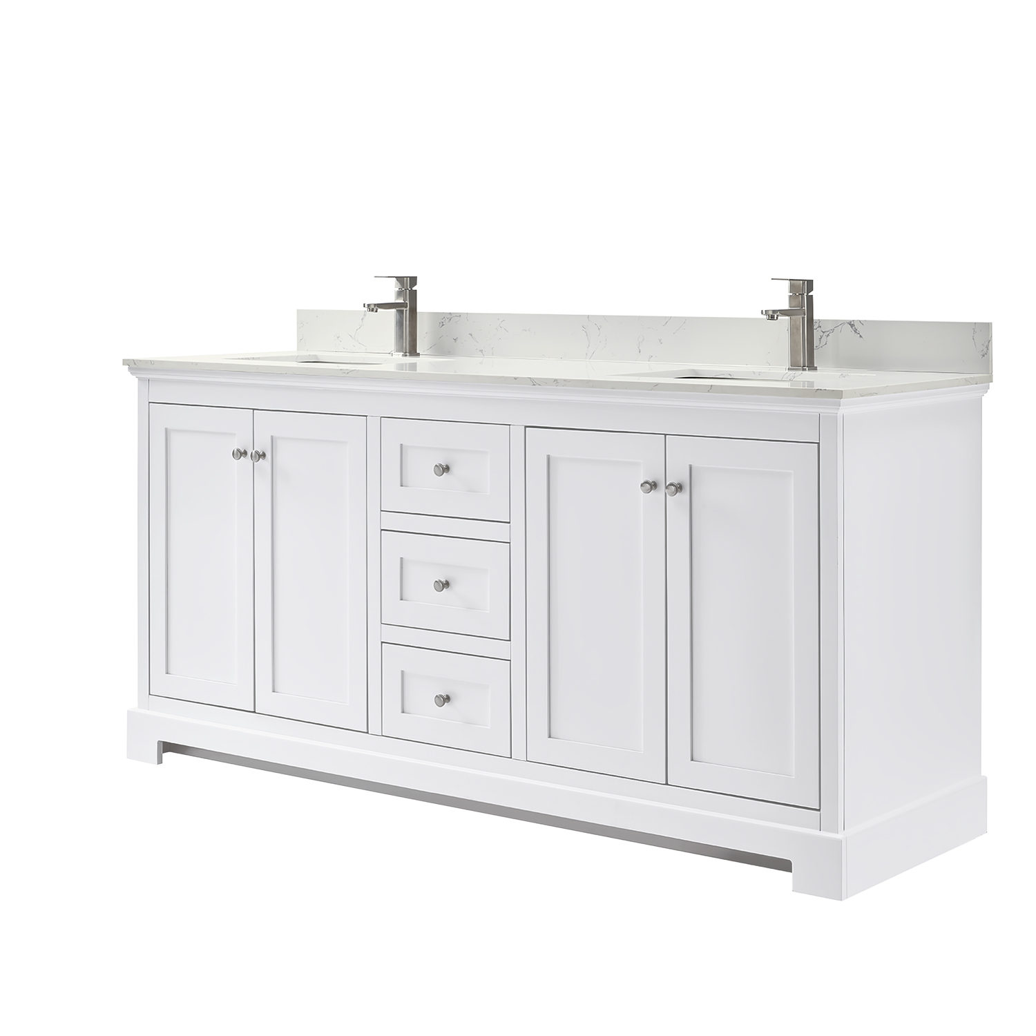 Ryla 72 Double Bathroom Vanity White Beautiful Bathroom Furniture For Every Home Wyndham Collection