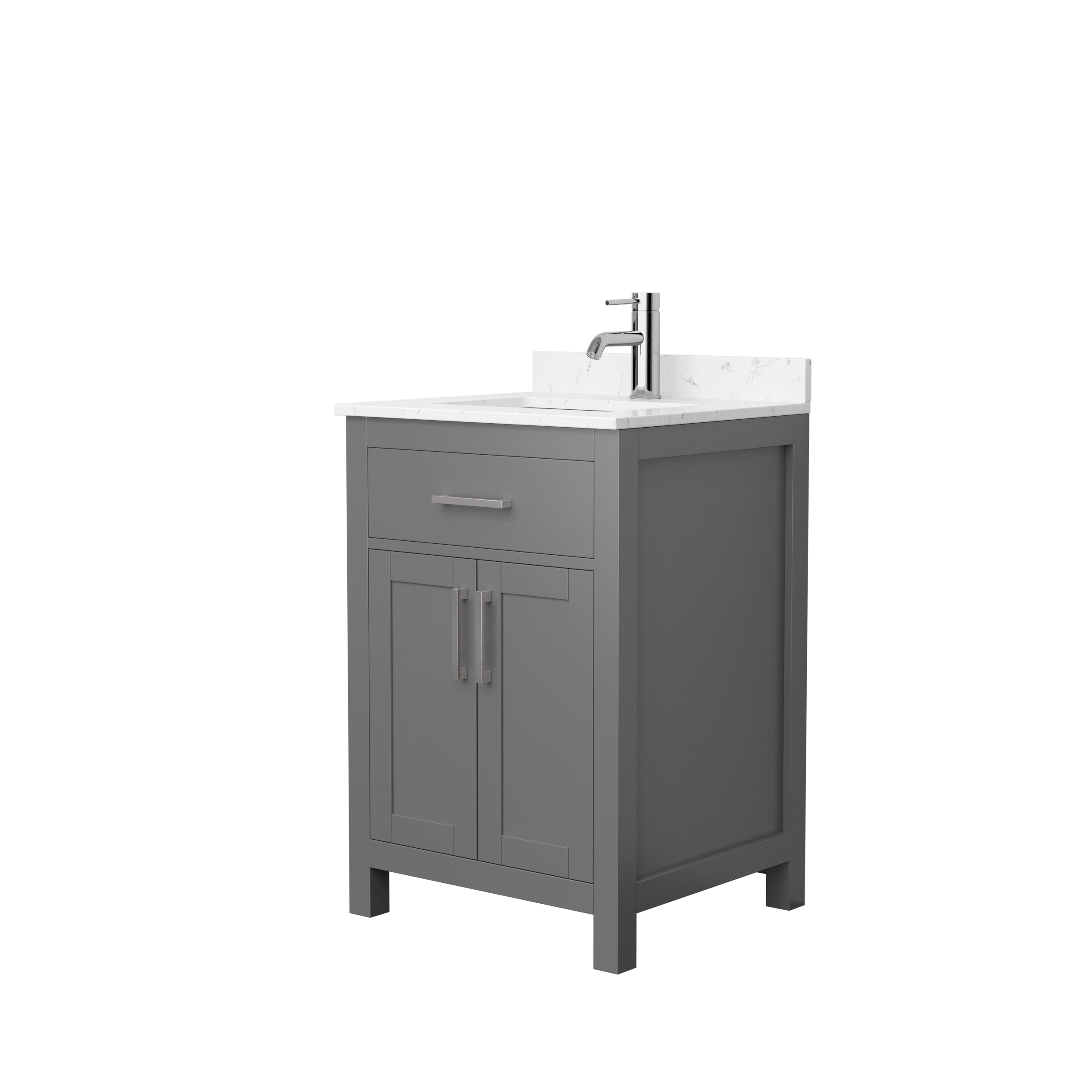 Beckett 24" Single Bathroom Vanity - Dark Gray WC-2424-24-SGL-VAN-DKG