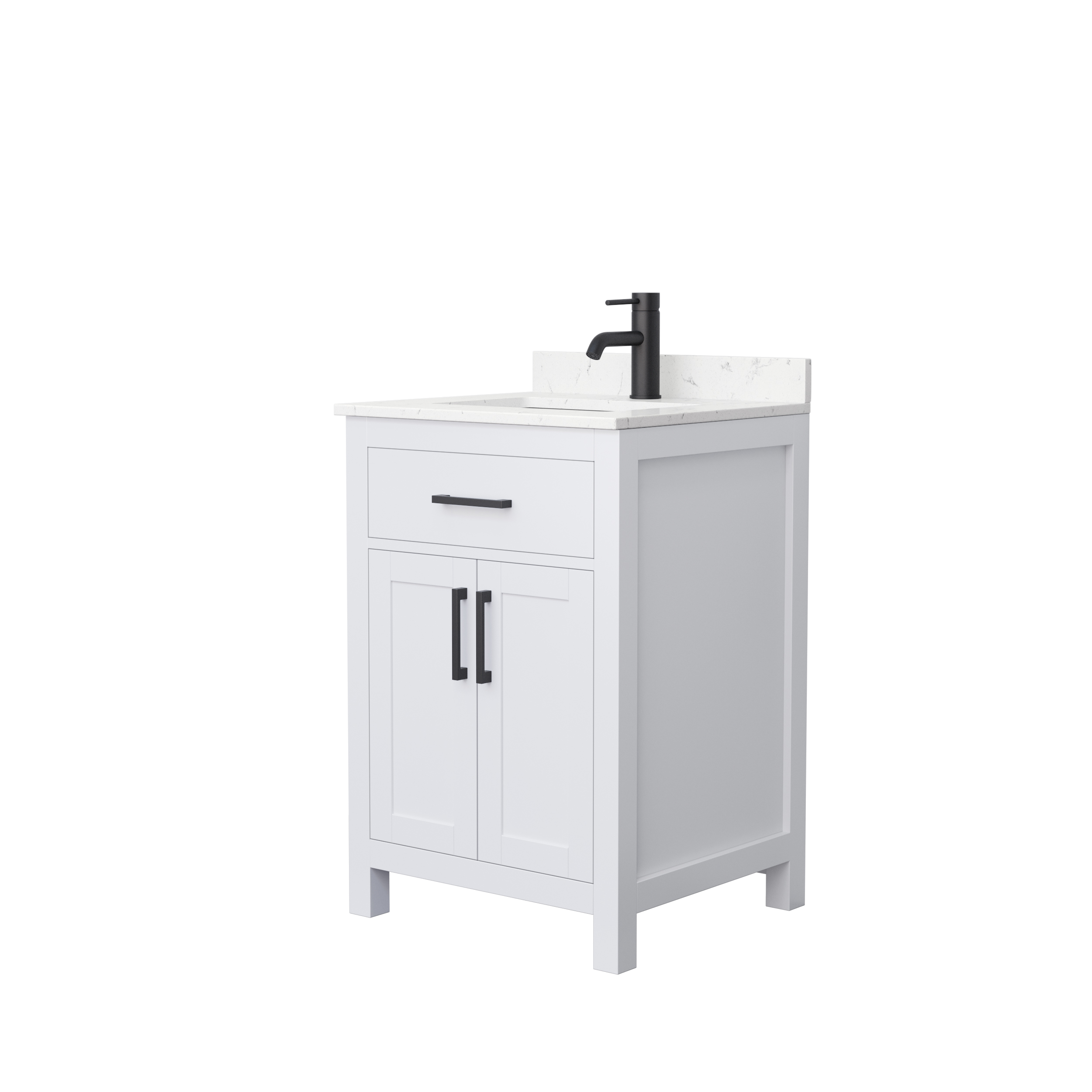 Beckett 24" Single Bathroom Vanity - Dark Gray WC-2424-24-SGL-VAN-DKG