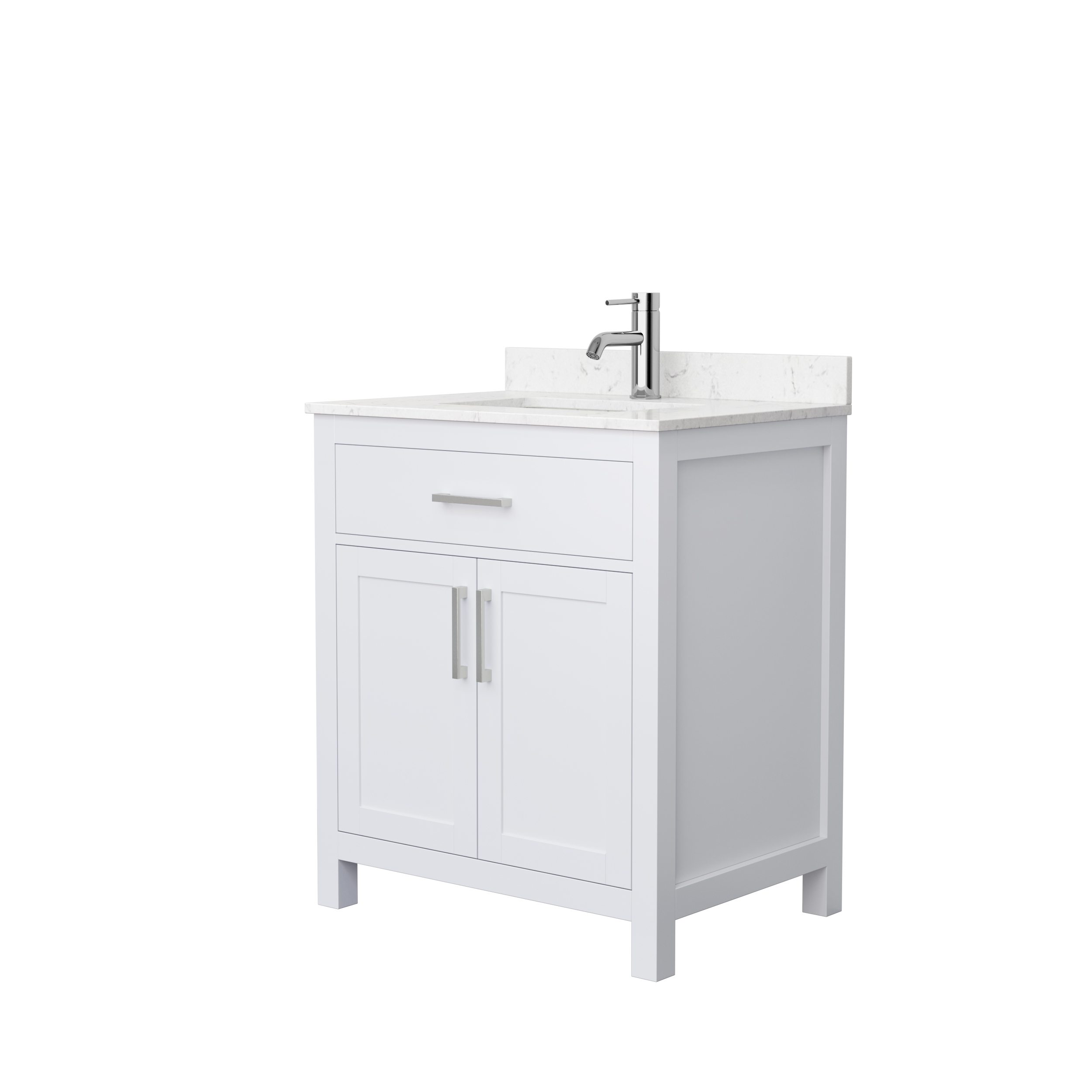 Beckett 30" Single Bathroom Vanity - White WC-2424-30-SGL-VAN-WHT