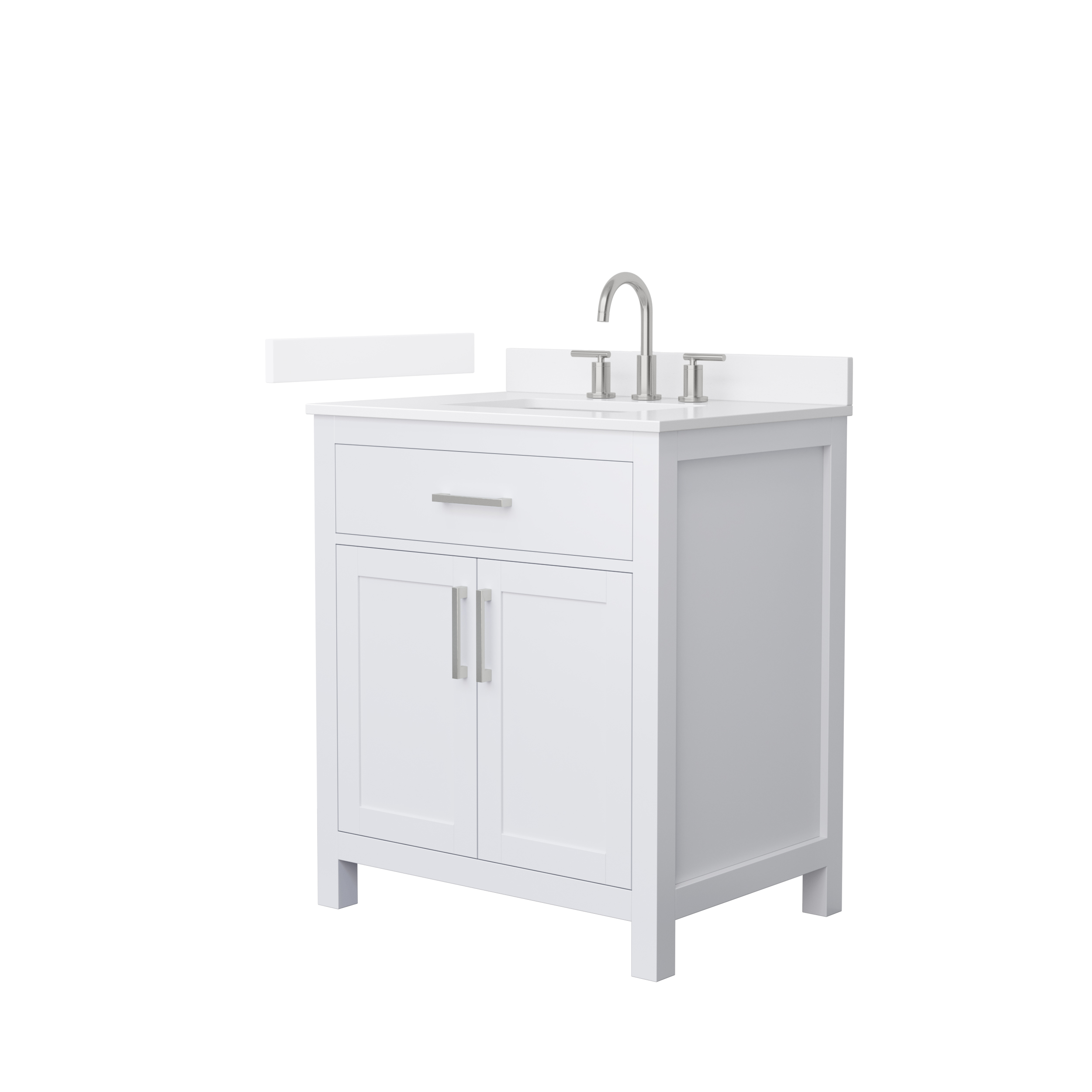 Beckett 30" Single Bathroom Vanity - White WC-2424-30-SGL-VAN-WHT
