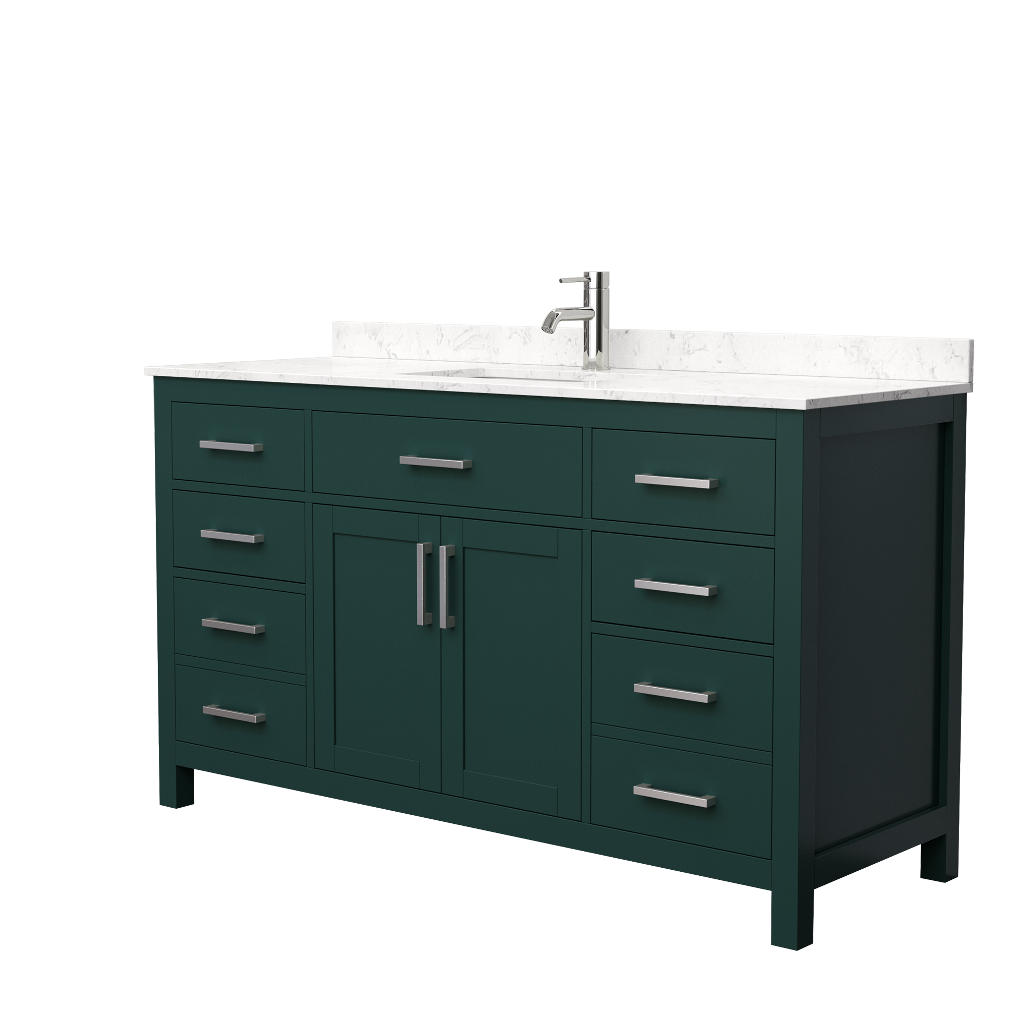 Beckett 60" Single Bathroom Vanity - Green WC-2424-60-SGL-VAN-GRN