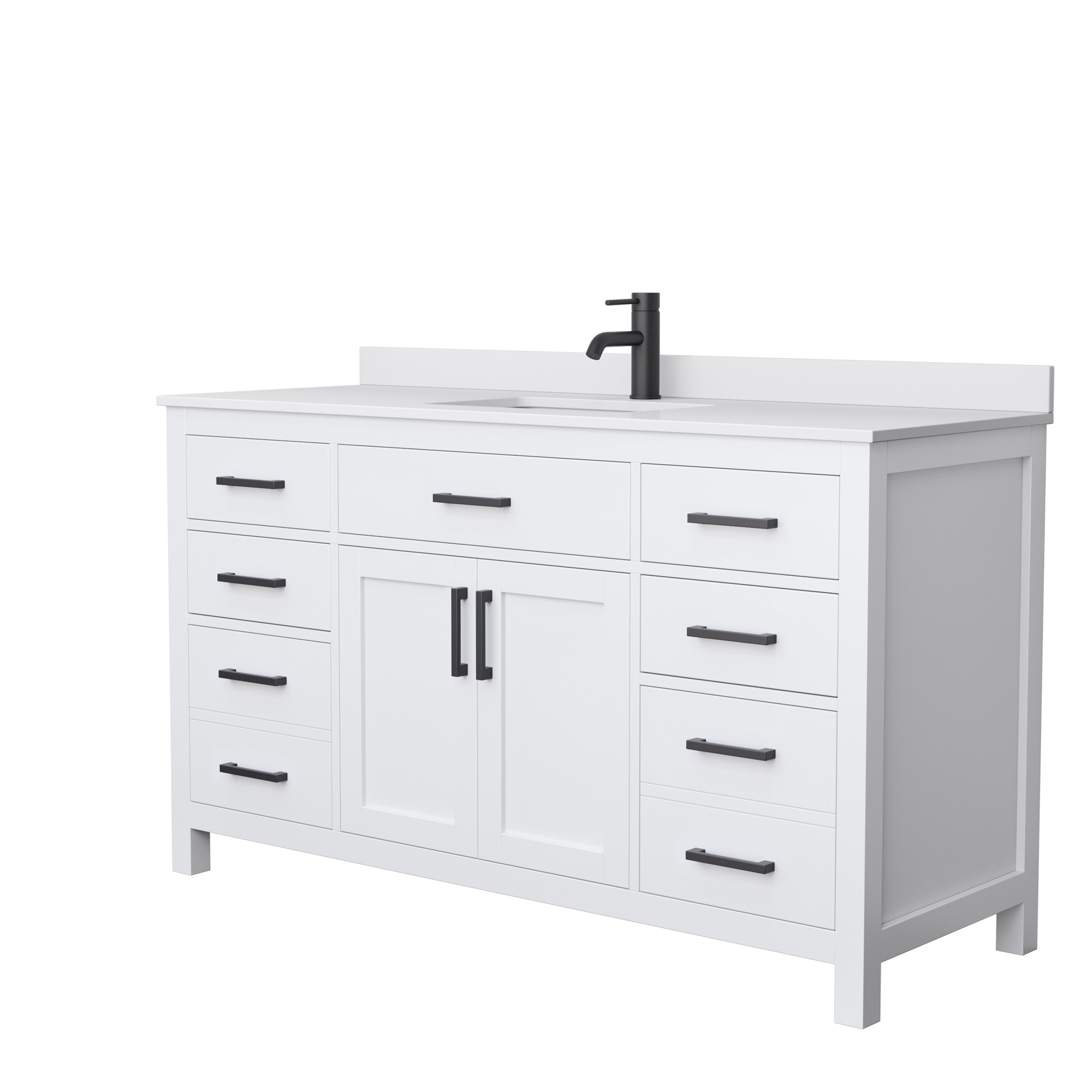 Beckett 60 Single Bathroom Vanity White Beautiful Bathroom Furniture For Every Home Wyndham Collection