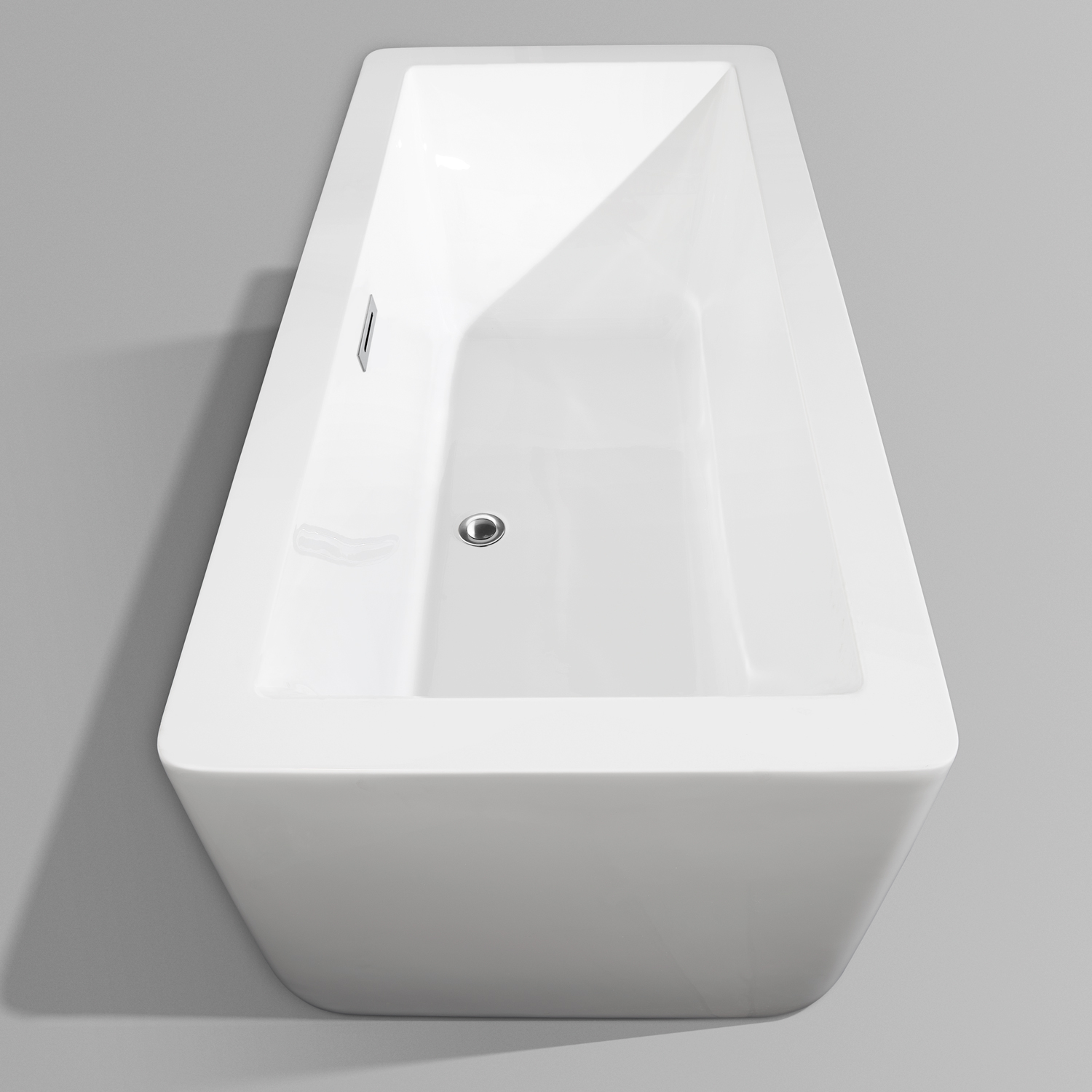 Laura 67" Large Soaking Bathtub White Beautiful bathroom furniture