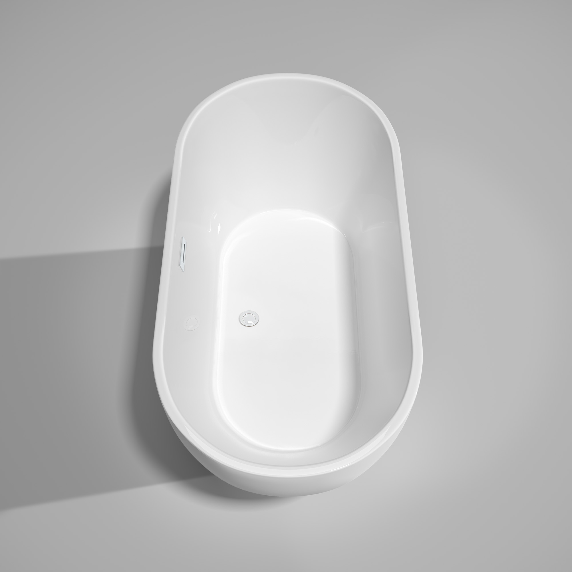 Brooklyn 60" Soaking Bathtub by Wyndham Collection White Beautiful bathroom furniture for